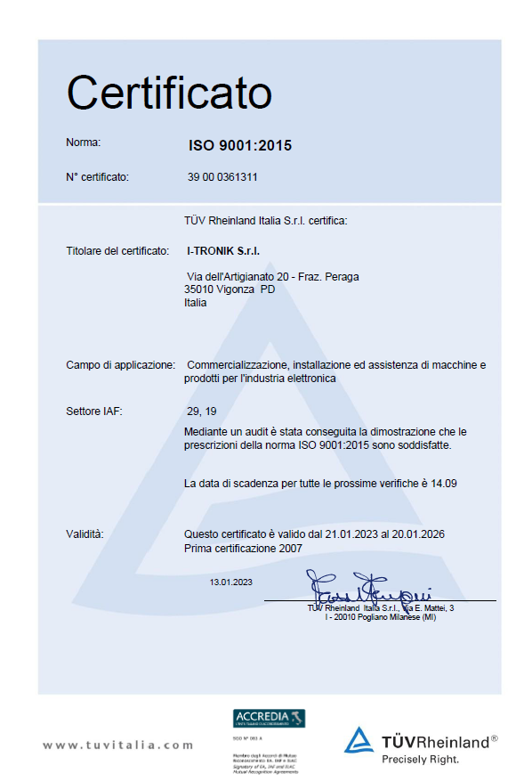 Certificazione ISO